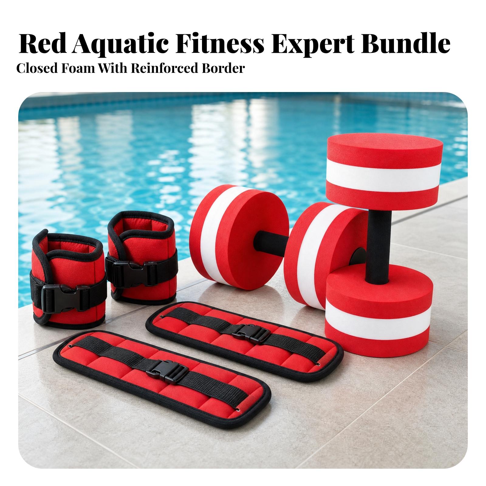 Aquatic Aerobics - Adjustable Foam Aquatic Dumbbell with Wrist