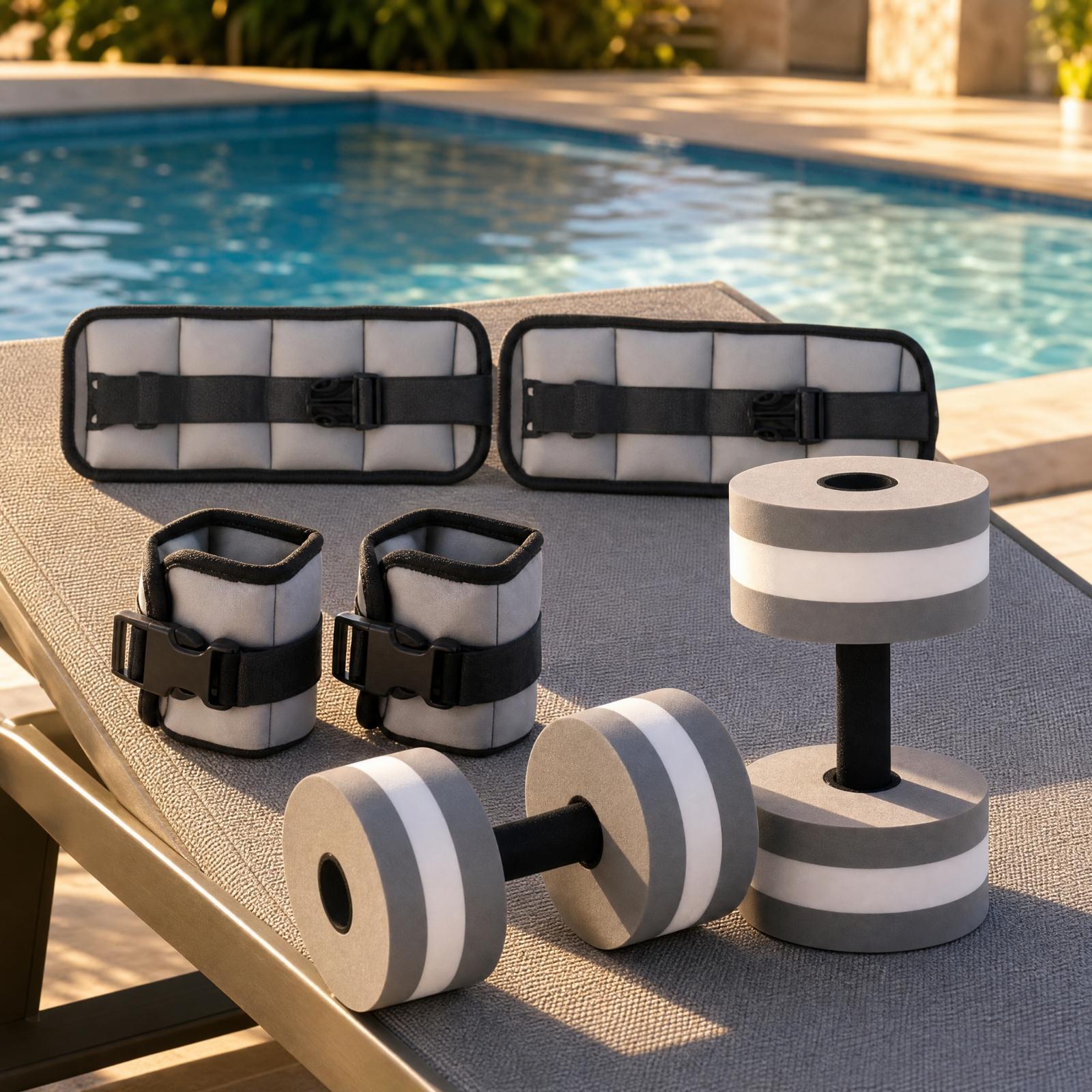 Adjustable Foam Aquatic Dumbbe - Aquatic Aerobics 评论和价格