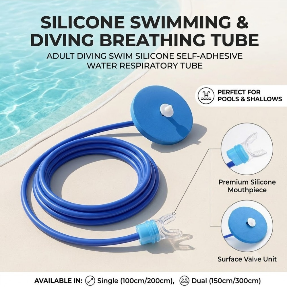 Adult Diving Swim Silicone Wat - Snorkel Dry Top 评论和价格