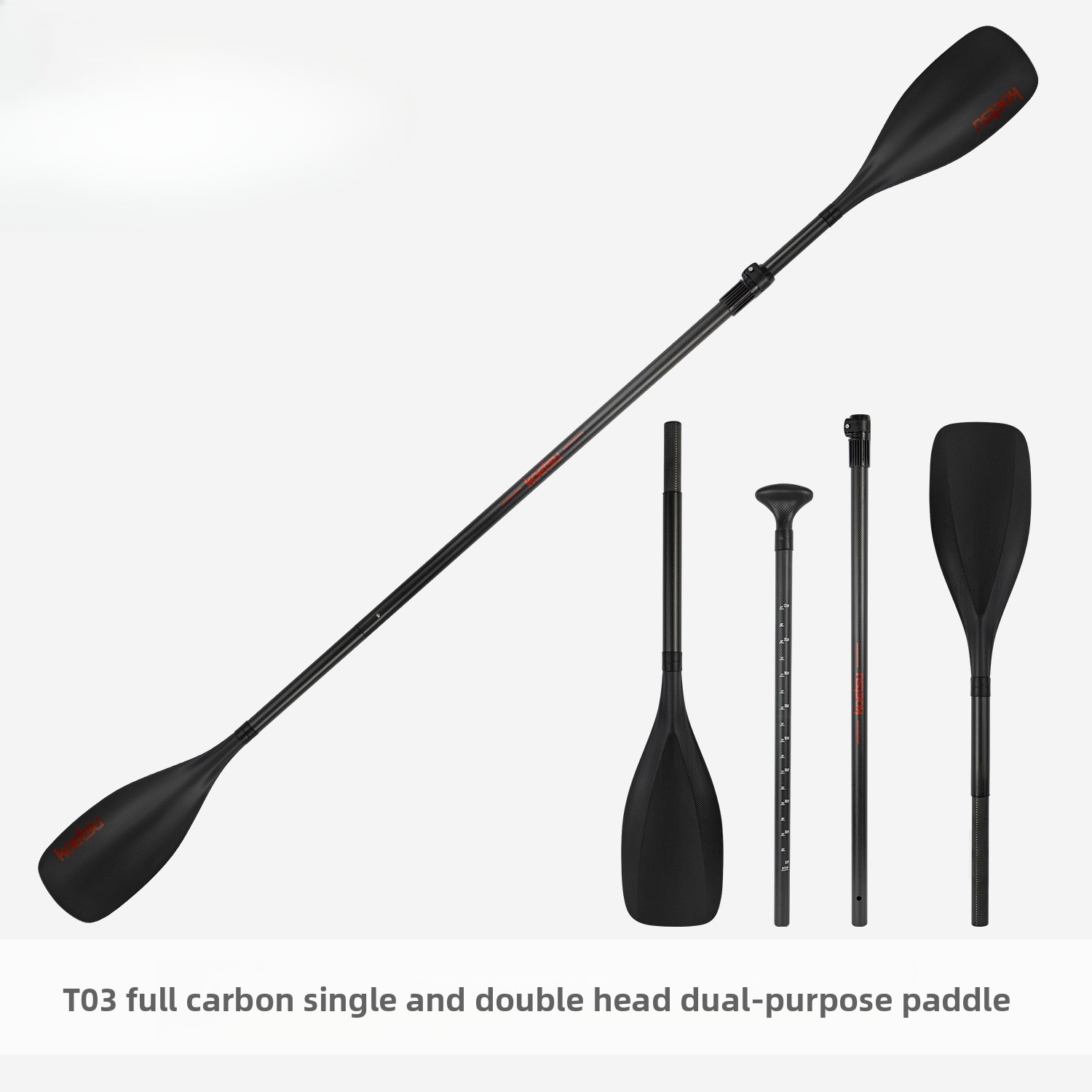 Full Carbon Single Double Head - Kayak Paddle Carbon 评论和价格